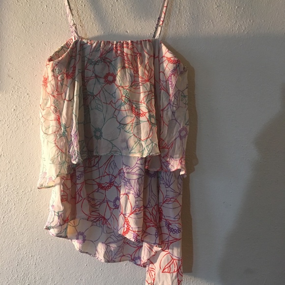 Layered Silk Anthropologie top - Picture 2 of 7